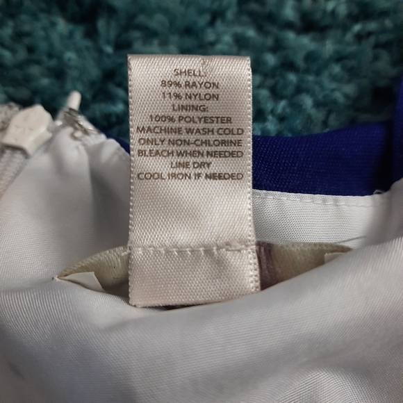 LOFT fully lined striped fit n flare 2 - Picture 10 of 10